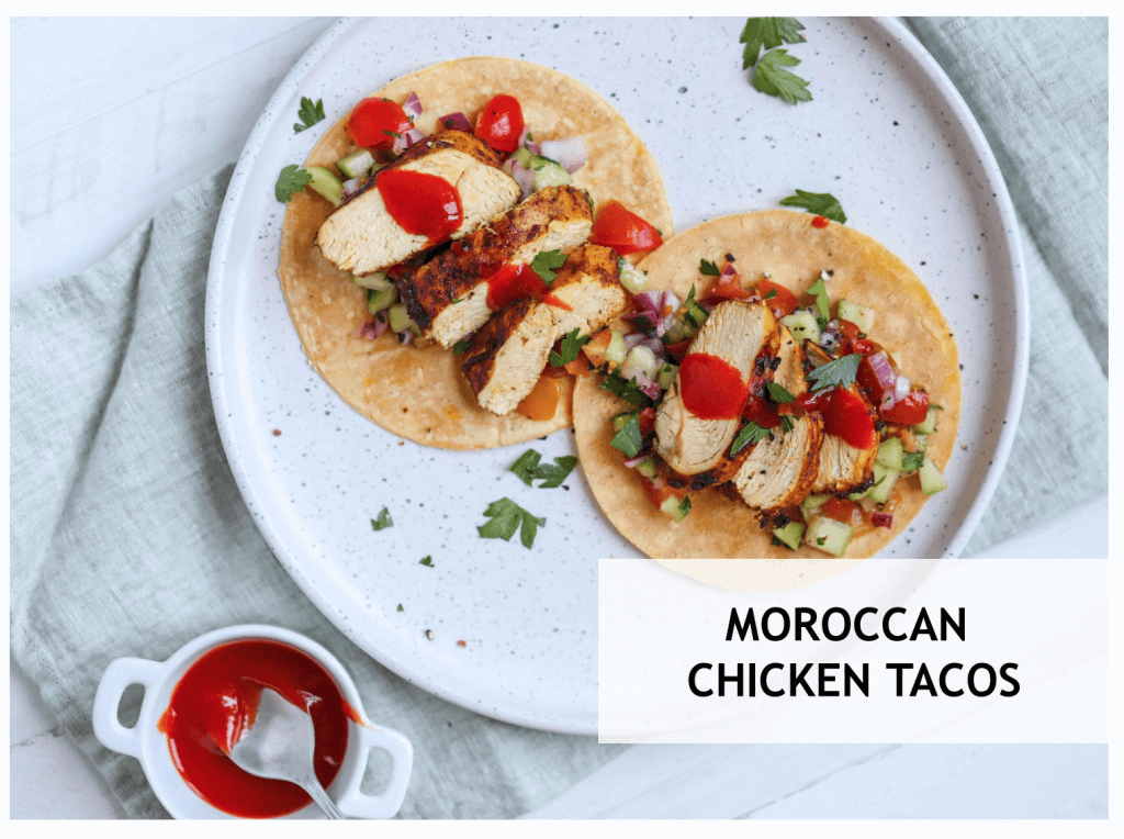 Moroccan Chicken Tacos Team Quinn Fit