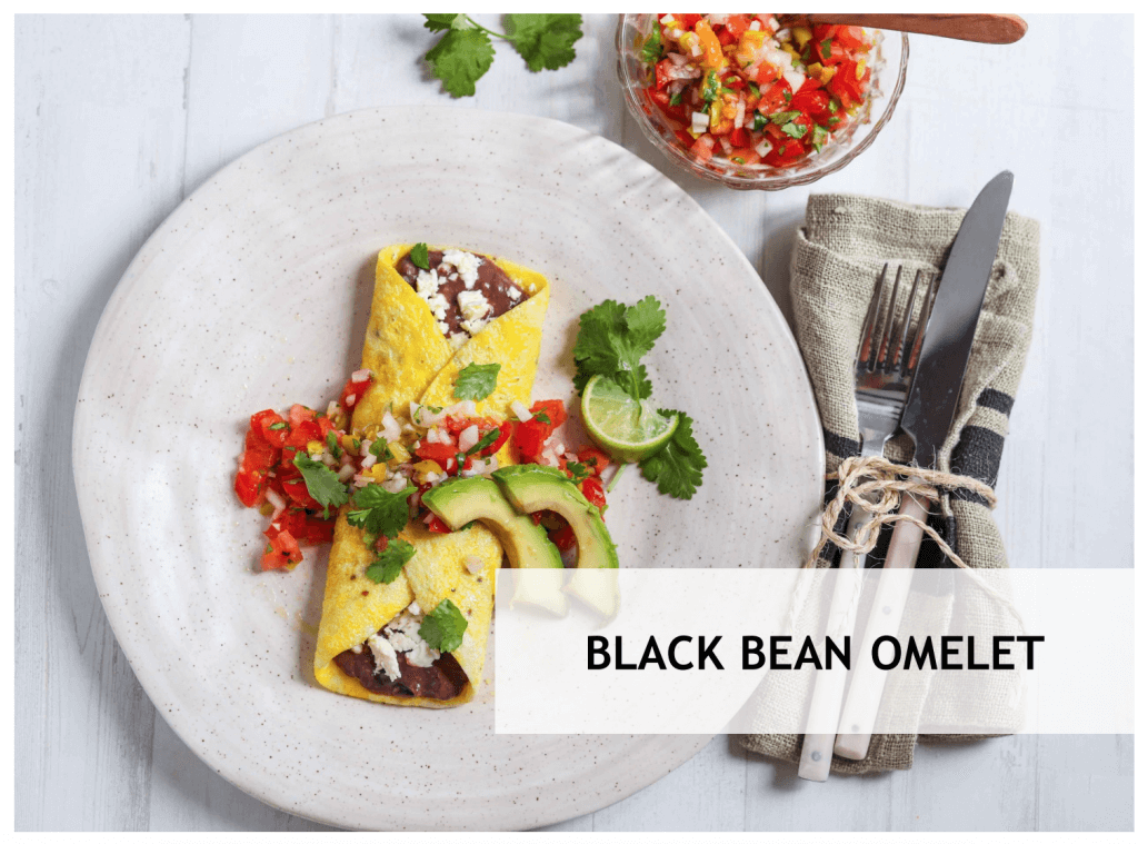 Black Bean Omelette Team Quinn Fit